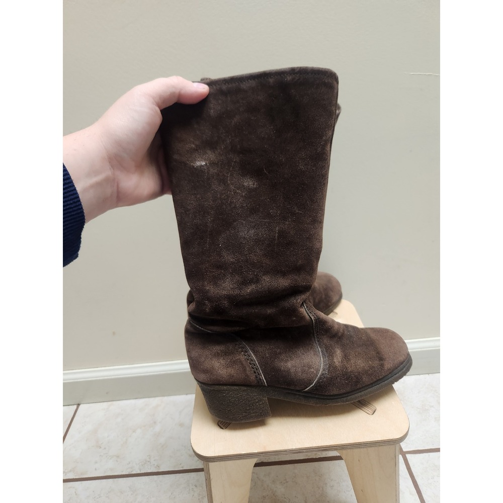 Pajar Women's Brown Suede‎ Shearling Lined Winter Boots Size 8.5